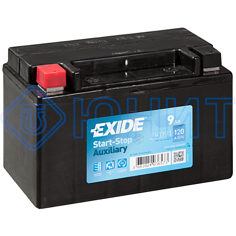 Аккумулятор дополнительный Аккумулятор дополнительный EXIDE Start-Stop Auxiliary EK091