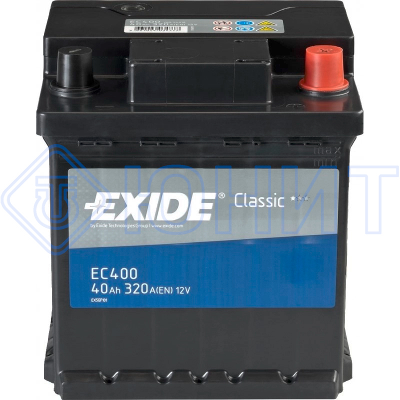 Аккумулятор автомобильный EXIDE CLASSIC EC400