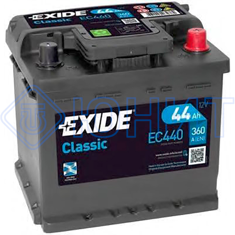 Аккумулятор автомобильный EXIDE CLASSIC EC440