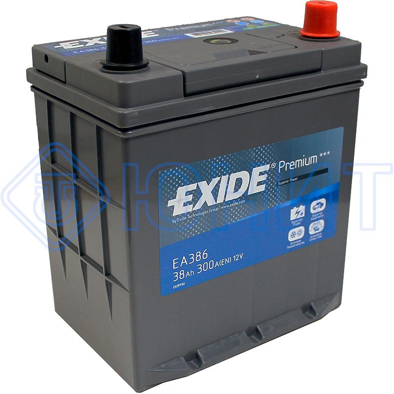 Аккумулятор автомобильный EXIDE PREMIUM EA386