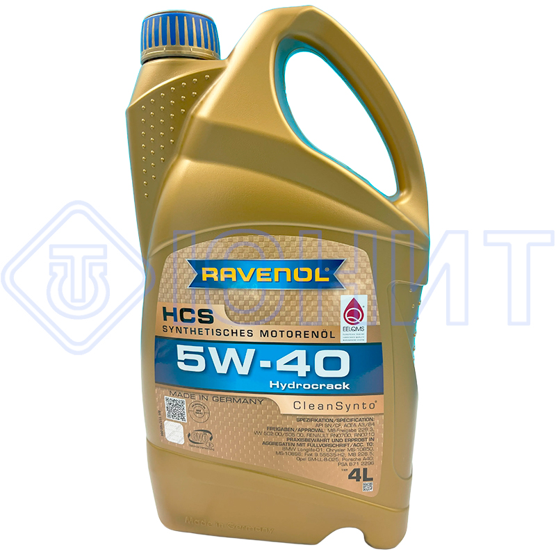 Моторное масло RAVENOL HCS 5W-40 (4л) 1112105-004