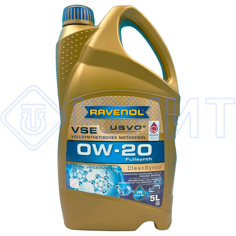 Моторное масло RAVENOL VSE 0W-20 (5л) 1111112-005